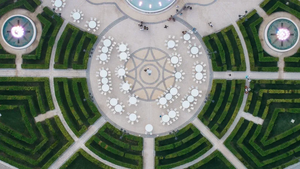 Giardini Reggia dei Tessali riti civili all’aperto